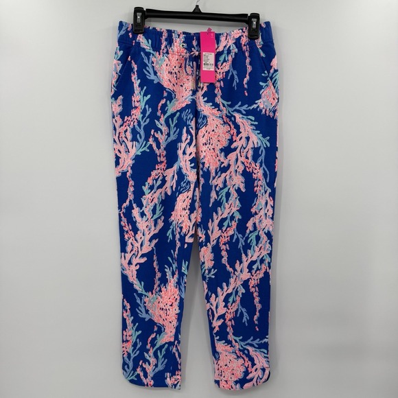 Lilly Pulitzer Pants - NWT Lilly Pulitzer Emora Knit Pant Swim on over Borealis Blue SZ SMALL